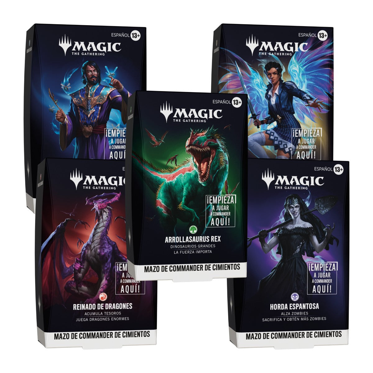 MTG FOUNDATIONS STARTER COMMANDER DECKS ESPANYOL (caixa 5 barajas) (A LA VENDA EL 1/12)
