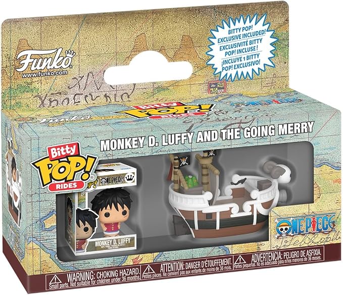 Figura Bitty POP Ride One Piece Monkey D. Luffy and the Going Merry