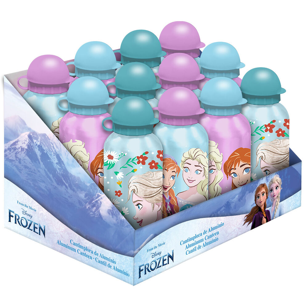 Cantimplora surtido aluminio Frozen Disney 500ml