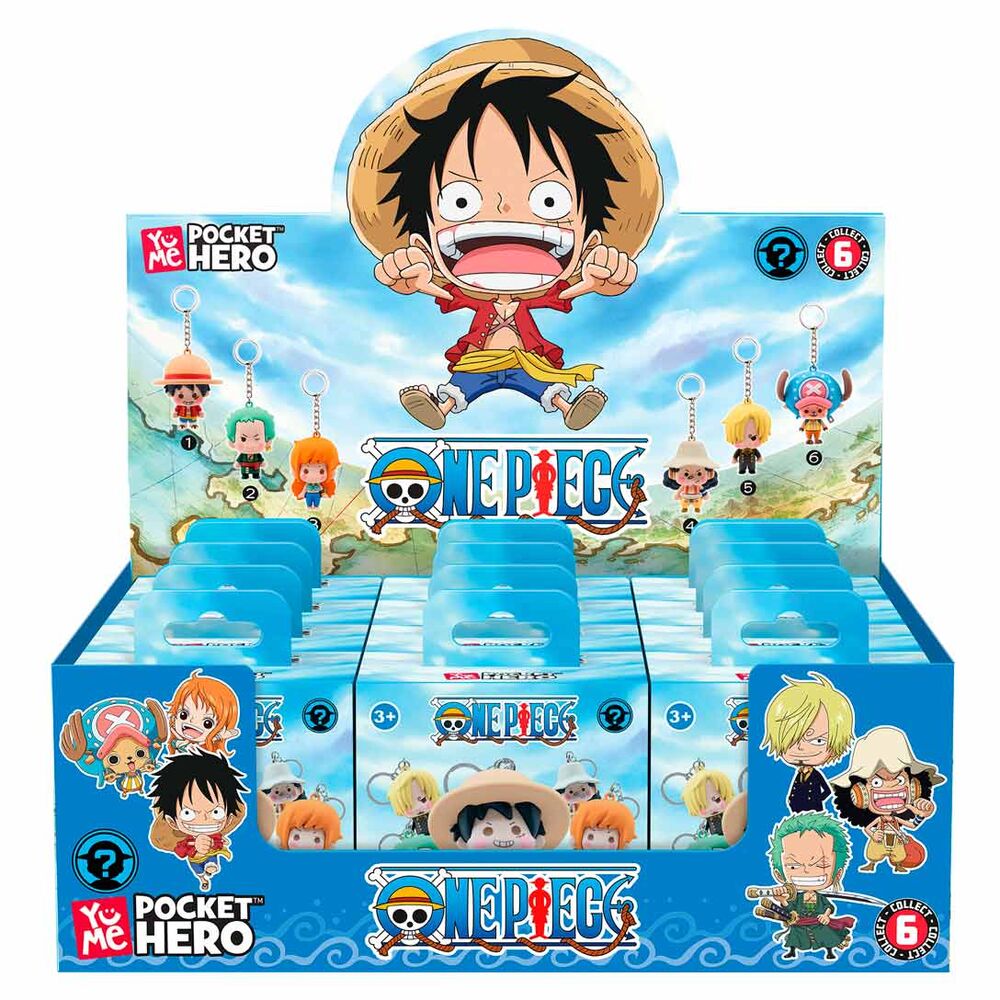 Llavero figura One Piece surtido