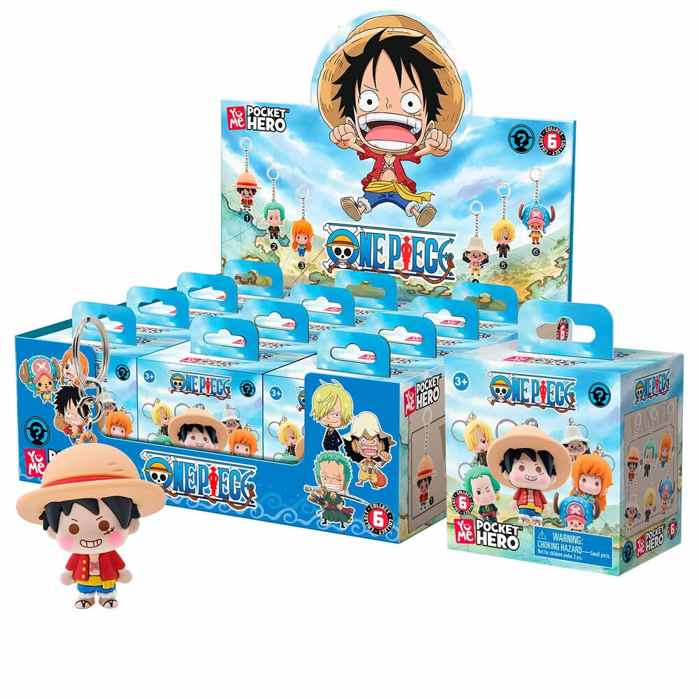 Llavero figura One Piece surtido