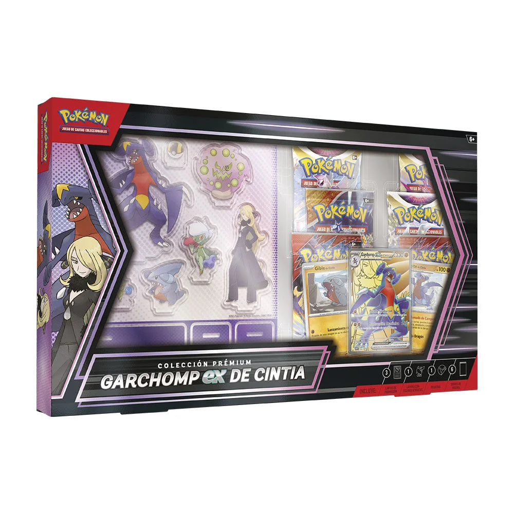 Latino Blister cartas Garchomp ex Cynthia Pokemon