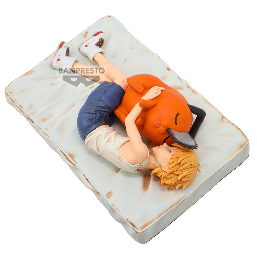Figura Denji & Pochita Break Time Chainsaw Man 14cm