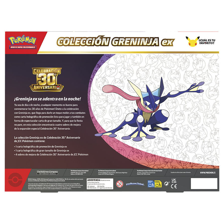 Blister Cartas Sylveon / Greninja 30th Aniversario Pokemon Español surtido