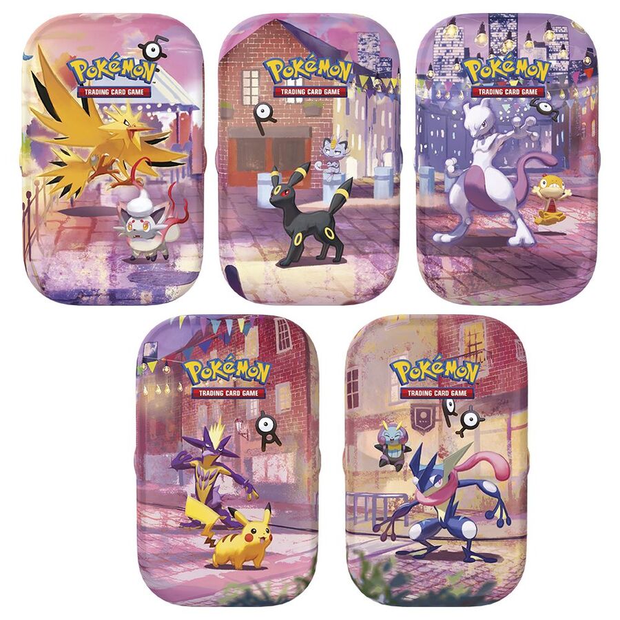 Mini Lata Juego Cartas 30th Aniversario Pokemon Español surtido