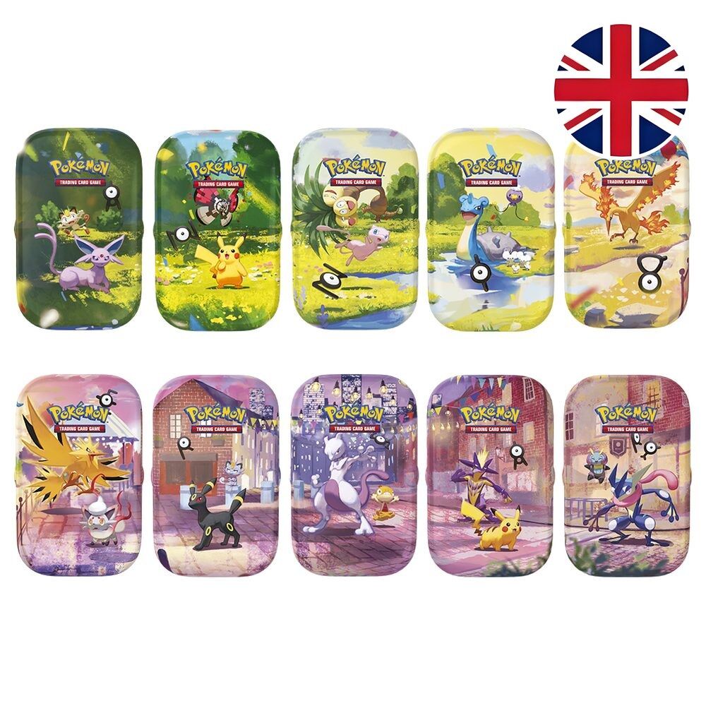 Mini Lata Juego Cartas 30th Aniversario Pokemon Ingles surtido