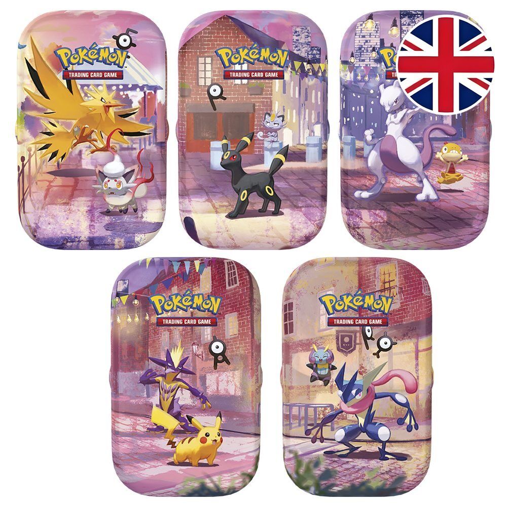 Mini Lata Juego Cartas 30th Aniversario Pokemon Ingles surtido