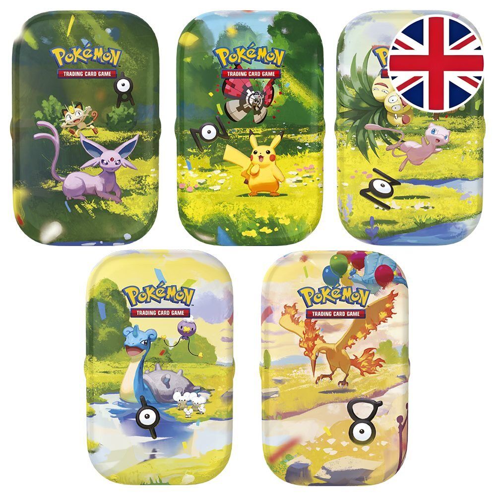 Mini Lata Juego Cartas 30th Aniversario Pokemon Ingles surtido