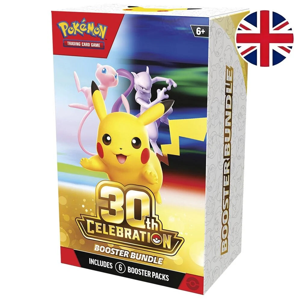 Juego cartas Booster Bundle 30th Aniversario Pokemon Ingles