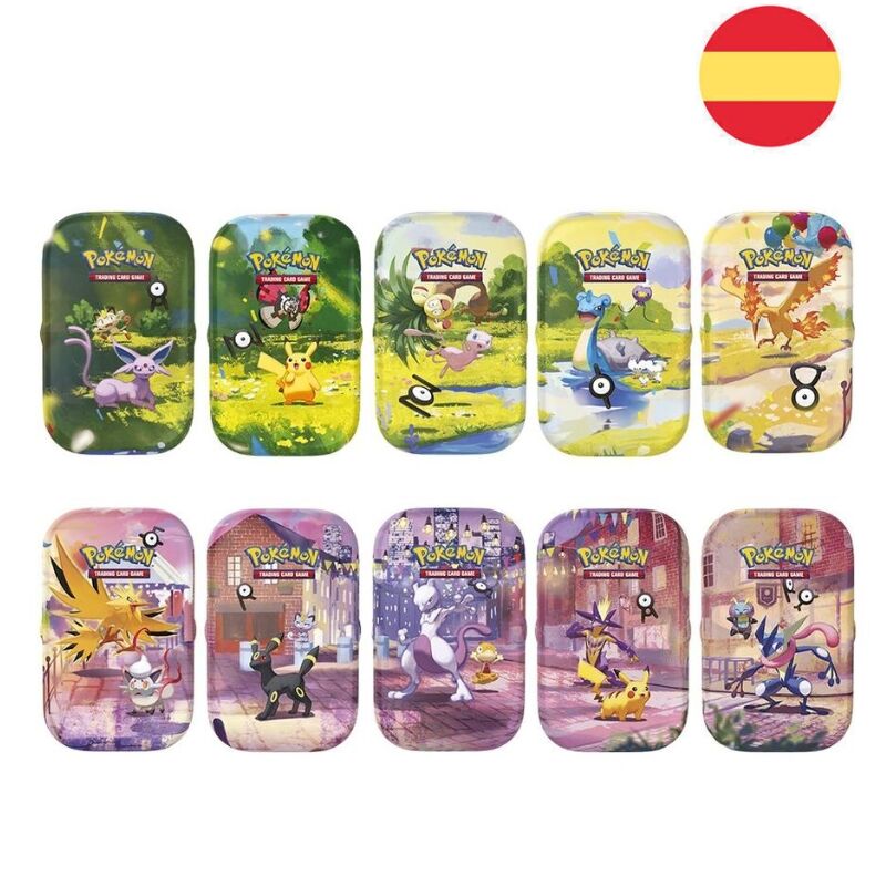 Mini Lata Juego Cartas 30th Aniversario Pokemon Español surtido
