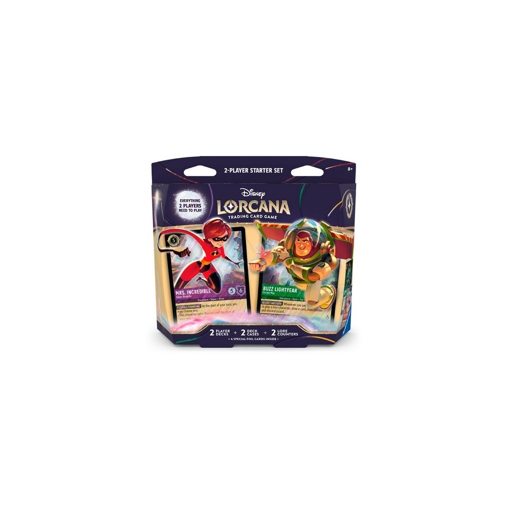 LORCANA TCG S12 WILDS UNKNOWN SET DOS JUGADORS (ENGLISH)