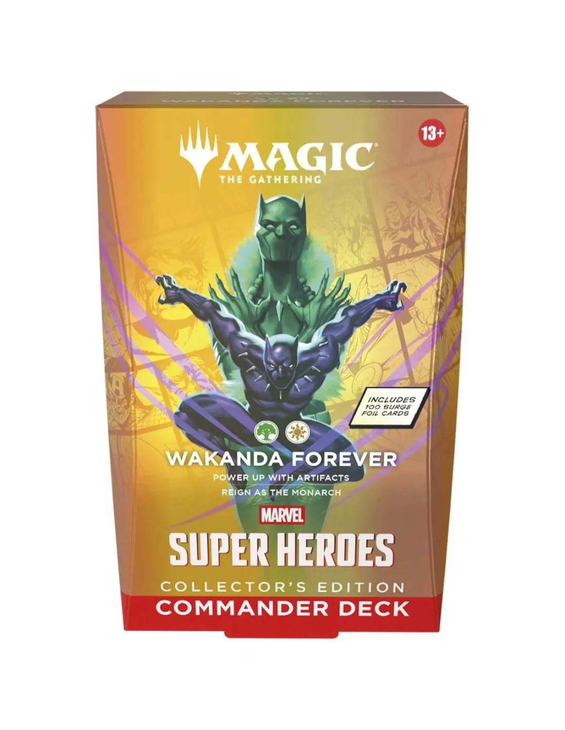 MTG MARVEL SUPERHEROES COMMANDER COLLECTOR (1) ING - WAKANDA FOREVER